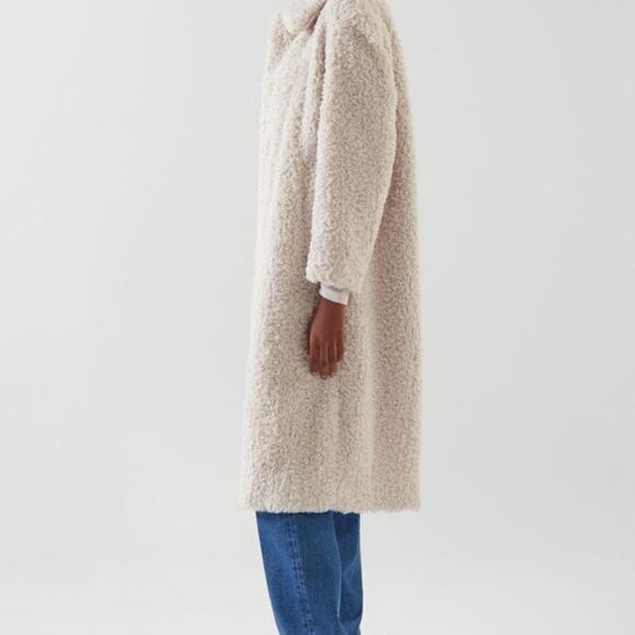 COS Faux Shearling Coat NWT - Picture 5 of 11